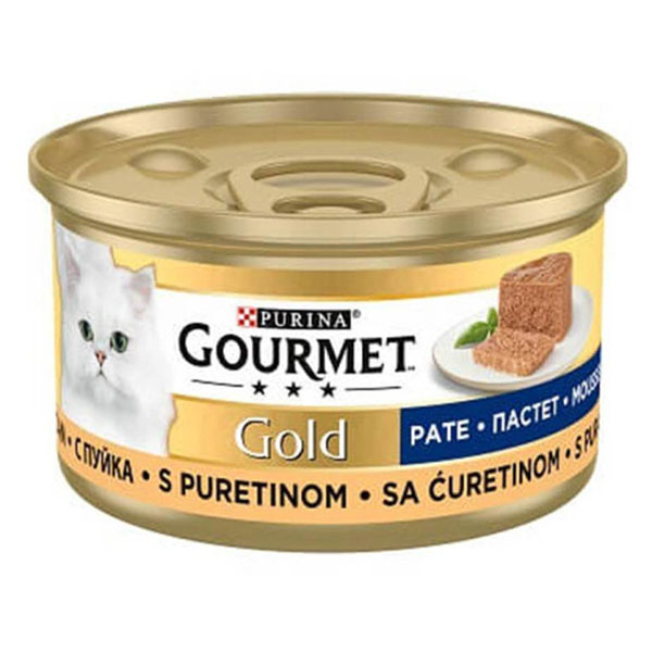 کنسرو گورمه گلد پته بوقلمون 85 گرمی Gourmet gold